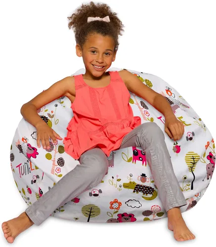 Miniatura 39 de Posh Beanbags - Sillón puff Azul Rey Sólido