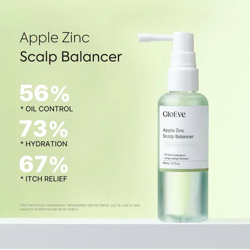 Miniatura 3 de Apple Zinc Scalp Balancer - Suero de raíz, control del cuero cabelludo graso y con picazón con 1% de zinc PCA y manzana prosesionada en frío, suero