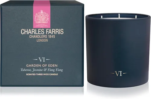 Miniatura 14 de Charles Farris British Expedition - Vela perfumada de 3 mechas de clavo, tabaco y té de menta