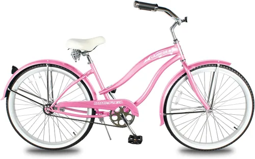 Miniatura 14 de MICARGI Bicicleta híbrida para adultos de 24/26 pulgadas, bicicleta híbrida de 1/7 velocidades para mujeres, hombres, personas mayores, bicicleta