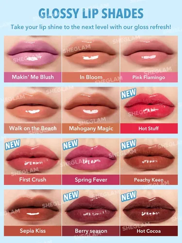 Miniatura 7 de SHEGLAM PoutPerfect - Lápiz labial sólido hidratante no pegajoso con aceite de coco, temporada de bayas