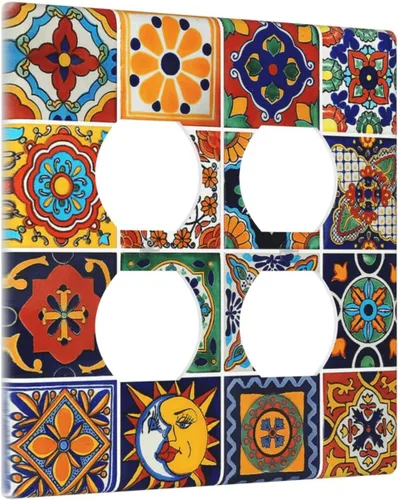 Miniatura 56 de Cubiertas Decorativas para Placas de Interruptor Abstracto Moderno de Mediados de Siglo Arco Boho Sol Dorado Hoja 1 Gang Placa de Pared Cubierta