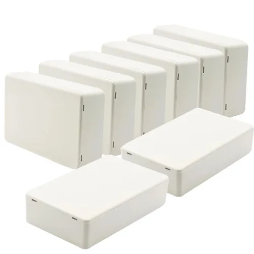 Miniatura 23 de Zulkit 12 cajas de proyecto de plástico ABS para proyectos eléctricos, caja de conexiones pequeña, color blanco, 2.17 x 1.28 x 0.79 pulgadas