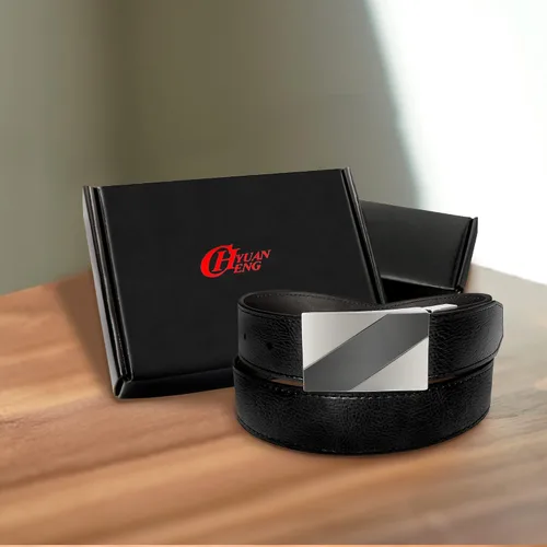 Miniatura 7 de MARIO TREVI Cinturón reversible de cuero para hombre 2 en 1 con caja de regalo ribete a ajuste para vestido formal jeans pantalones negro y marrón