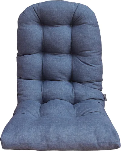 Miniatura 12 de Cojines para silla Adirondack para patio al aire libre, esquinas redondas, color azul lago