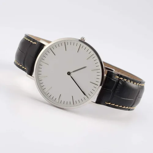 Miniatura 2 de WOCCI 18mm 20mm 22mm Watch Band Quick Release- Alligator Embossed Leather Watch Strap