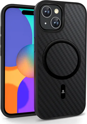 Miniatura 27 de ONES Funda delgada para iPhone 11 Pro Max, cubierta ultra delgada con patrón de fibra de carbono, funda protectora a prueba de golpes con diseño