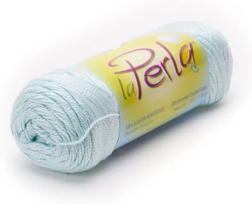 Miniatura 38 de LA Perla de Omega - Hilo Perle 100% algodón mercerizado ideal para ganchillo fino - Color: 01 - Blanco 601