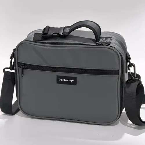 Miniatura 15 de Cerbonny Lonchera infantil para niñas y niños, bolsa de almuerzo aislada con soporte doble para botellas y forro congelable (azul)