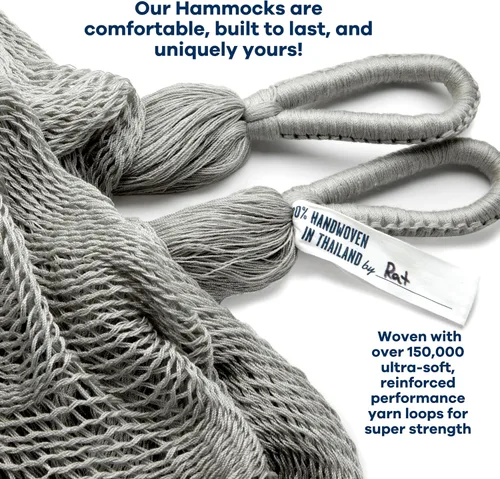 Miniatura 3 de Yellow Leaf Hammocks - Hamaca tejida a mano de tamaño doble, con capacidad para 1 a 2 personas, 400 libras máximo, resistente a la intemperie