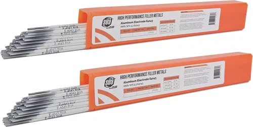 SÜA - Varilla de Electrodo de Barra de Aluminio E4043 1/8'' x 14'' - (2 Libras)
