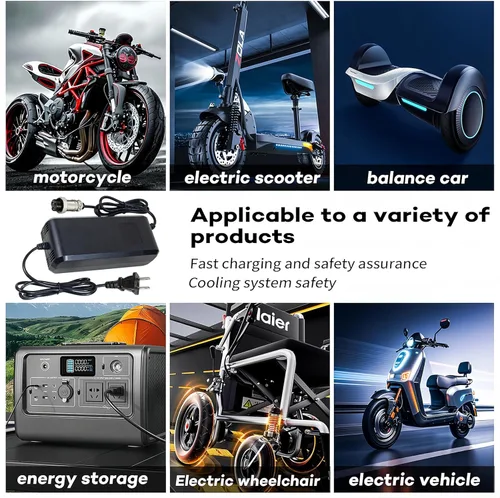 Miniatura 9 de Cargador de batería de litio de 58.8 V 4 A para scooter eléctrico de bicicleta eléctrica, cargador de batería Ebike para baterías de iones de litio
