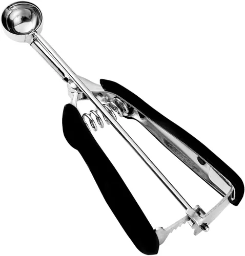 Miniatura 6 de HOMURE H Large Cookie Scoop 8 Tablespoon, 4 oz Ice Cream Scoop with Trigger, #8 Portion Scoop, Muffin Scoop, 18/8 Stainless Steel, Comfortable Grip