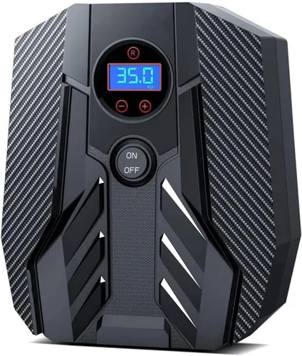 Compresor de aire portátil, mini inflador, bomba eléctrica de 12 V, 150 PSI, inflador de neumáticos automático portátil de presión para automóviles,