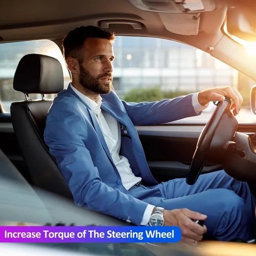 Miniatura 4 de Perillas giratorias para volante Buddy del volante con rotación de 360 grados Perillas suicidas para volante con superficie de silicona