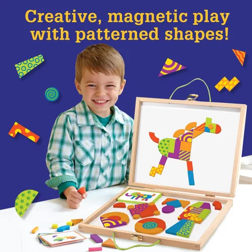 Miniatura 2 de MindWare Patrones de imaginación: juego creativo y magnético con formas estampadas