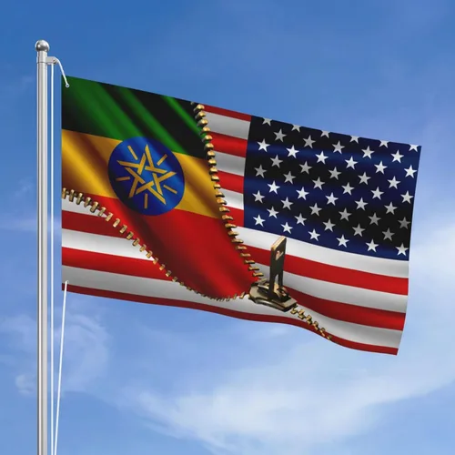 Miniatura 17 de Bandera de Estados Unidos y Colombia Colombiana Banderas para exteriores de 3 x 5 pies, tres capas de tela de costura de doble cara, impresión de 3