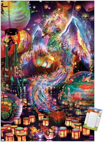 Miniatura 12 de Trends International Jumbie - Póster de pared de Phoenix, 14.72 x 22.37 pulgadas, versión enmarcada plateada Versión con marco plateado