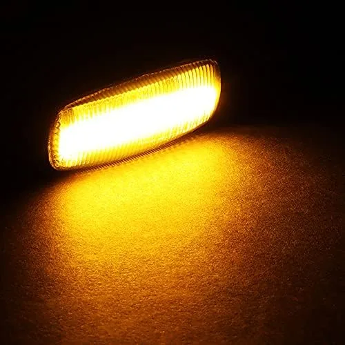 Miniatura 4 de Luz LED ámbar de lente ahumada de posición delantera y lateral delantera, compatible con Dodge Charger 2005-2006, Dodge Avenger, Dodge Caliber