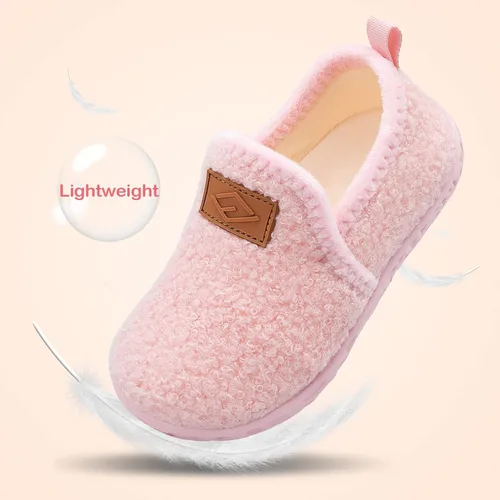 Miniatura 3 de Lefflow - Pantuflas para niños y niñas, zapatos de casa sin cordones para bebés, zapatos ligeros para caminar al aire libre