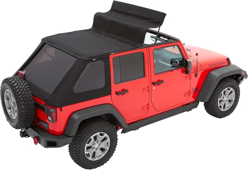 Miniatura 10 de Bestop 56853-35 - Toldo Trektop Black Diamond para Jeep Wrangler JK Unlimited de 4 puertas 2007-2018