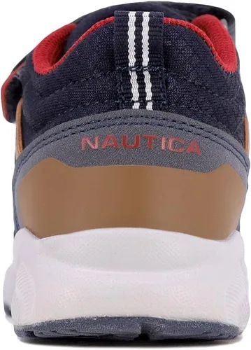 Miniatura 3 de Nautica Kids Sneakers with Adjustable Strap and Bungee Straps Comfortable Casual Shoes for Boys and Girls (ToddlerLittle Kid)