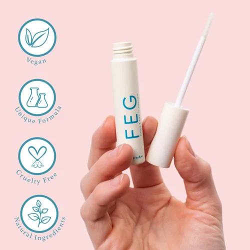 Miniatura 3 de FEG Suero potenciador de cejas para cejas más gruesas Suero natural para mejorar las cejas para crecer y engrosar las cejas Estimula