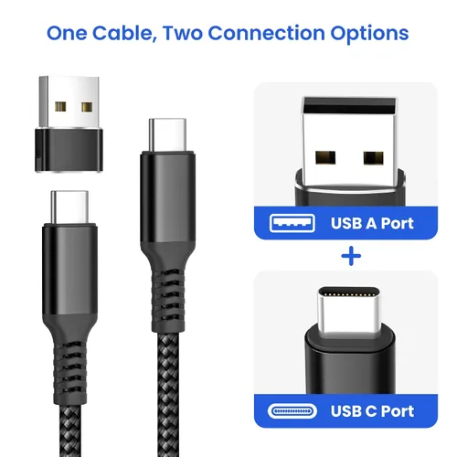 Miniatura 3 de Elebase Cable de carga para iPad Mini 7 de 3.3 pies con adaptador USB, 100 W USB C a tipo C, cable PD de carga rápida para iPad Pro 10th Air 4 5 7ª