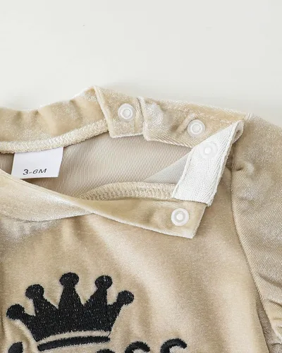 Miniatura 34 de Renotemy Conjunto de ropa para bebé recién nacida, para otoño e invierno, manga larga, pantalones, lindo conjunto de ropa para bebé niña