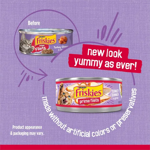 Miniatura 2 de Comida para gato húmeda Purina Friskies Prime de filete, 24, 5.5 onzas , Filet de primera