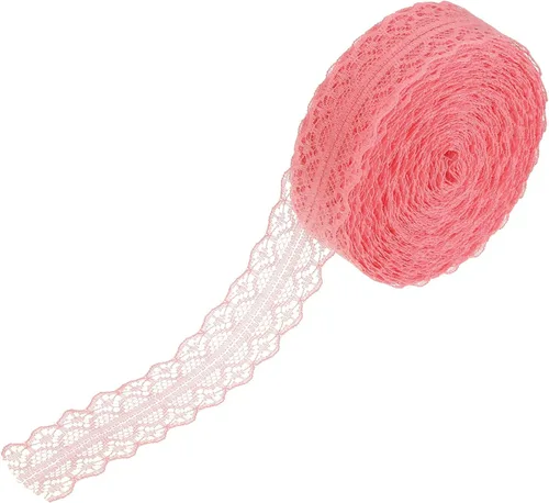 Miniatura 68 de MECCANIXITY 1.2 Inch Wide 15 Yard Lace Ribbon Floral Pattern Beige Lace Trim Ribbon for Gift Wrapping Bouquets, Wedding Decor Sewing Making, and DIY
