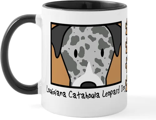Miniatura 55 de CafePress Taza de café de cerámica Anime American Eskimo de 11 oz (11.0 fl oz)