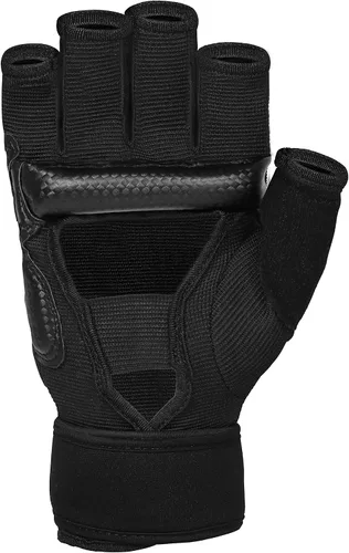 Miniatura 5 de Guantes de kickboxing de medio dedo, también aptos para entrenamiento de taekwondo, entrenamiento ligero, Muay Thai, artes marciales (Karav MAGA)