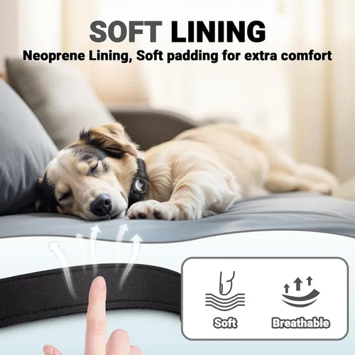 Miniatura 5 de Collar para Perros AirTag, Impermeable IP68 Collares para Perros con Air Tag Integrado Reflectantes, Ultra-Duradero, Cómodo Acolchado, Collares