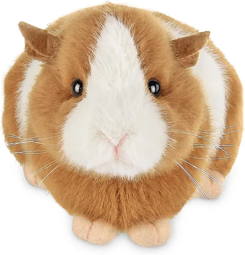 Bearington Ginny Conejillo de Indias de Peluche - Juguete de Conejillo de Indias de Peluche de 8" con Pelaje Suave, Detalles Realistas y Cuerpo