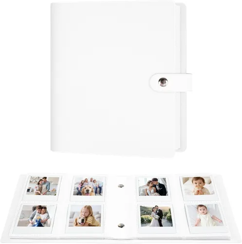 Miniatura 9 de Álbum de fotos de 256 bolsillos para cámara Polaroid Go Everything Box y película instantánea, álbum de fotos Polaroid Go (azul)