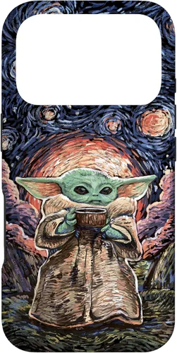 Miniatura 30 de Star Wars: The Mandalorian The Child Starry Night Style - Carcasa para iPhone 17