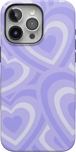 Miniatura 137 de Funda Casely para iPhone 15 Pro Max Todas las sonrisas Adhesivo de cara sonriente Compatible con MagSafe Diseño protector audaz