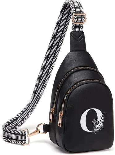 Miniatura 65 de Viverte Bolsas Cruzadas para Mujeres Bolso de Hombro Inicial Riñoneras Personalizadas Regalos para Mamá Mujer Esposa