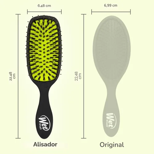 Miniatura 5 de Wet Brush Cepillo Potenciador de Brillo para el Cabello, Morado - Cerdas IntelliFlex Ultra Suaves Exclusivas - Las Cerdas Naturales de Jabalí Dejan