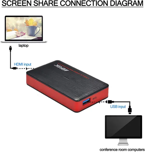 Miniatura 7 de Tarjeta de captura de juegos USB 3.0 HDMI Video HD 1080P 60FPS, dispositivo grabador de juegos de transmisión en vivo para PS4, Xbox One y Wii U