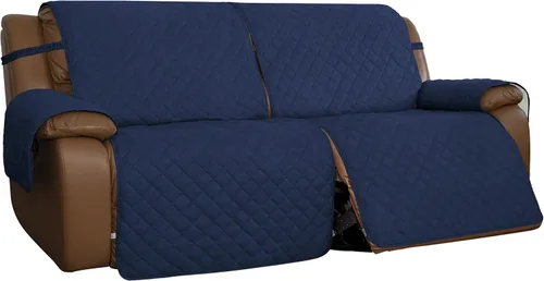 Miniatura 13 de Easy-Going Funda para Sillón Reclinable de Dos Plazas, Funda de Sofá Reversible para Sillón Reclinable Doble, Funda de Sofá Dividida para Cada