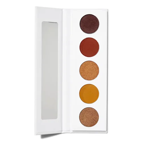 Well People Power Palette - Sombra de ojos, cinco tonos de larga duración, hiperpigmentados mate y brillantes para un color intenso, vegano y libre