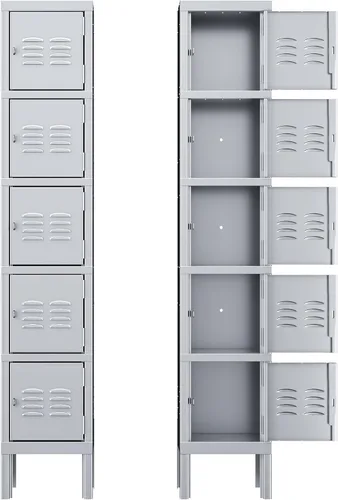 INTERGREAT Casillero de Metal para Escuela Oficina Gimnasio Gabinete de Casillero de Almacenamiento de Metal para Empleados Estudiantes Casillero de
