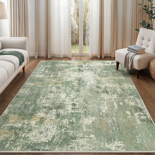 Miniatura 67 de GENIMO Alfombra antideslizante de 2 x 6 pies, lavable para pasillos de cocina, alfombras de cocina modernas abstractas, alfombra ligera de pelo bajo