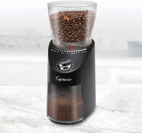 Miniatura 2 de Capresso Infinity Plus Molinillo de Fresas Cónicas, Negro