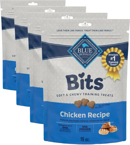 Miniatura 19 de Blue Buffalo Bits Golosinas Suaves para Perros para Entrenamiento, Hechas con Ingredientes Naturales y Mejoradas con DHA, Receta de Carne de Res