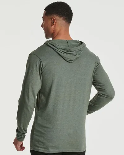 Miniatura 3 de Real Essentials Paquete de 3 sudadera con capucha de algodón ligero y casual con cordón y bolsillo para hombre