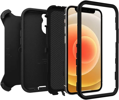 Miniatura 3 de OtterBox Defender Series - Carcasa para iPhone 12 mini, color negro