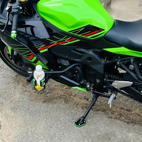 Miniatura 5 de Soporte de soporte lateral para motocicleta, soporte para placa ampliadora (para vehículo Kawasaki) Z900 RS Z650 RS Z1000 SX NINJA650 ZX-6R ZX-10R